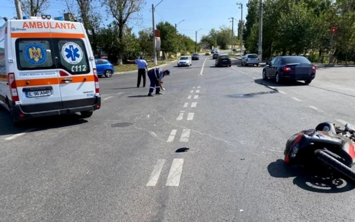 Accidentul a avut loc la Urziceni FOTO IPJ Ialomiţa