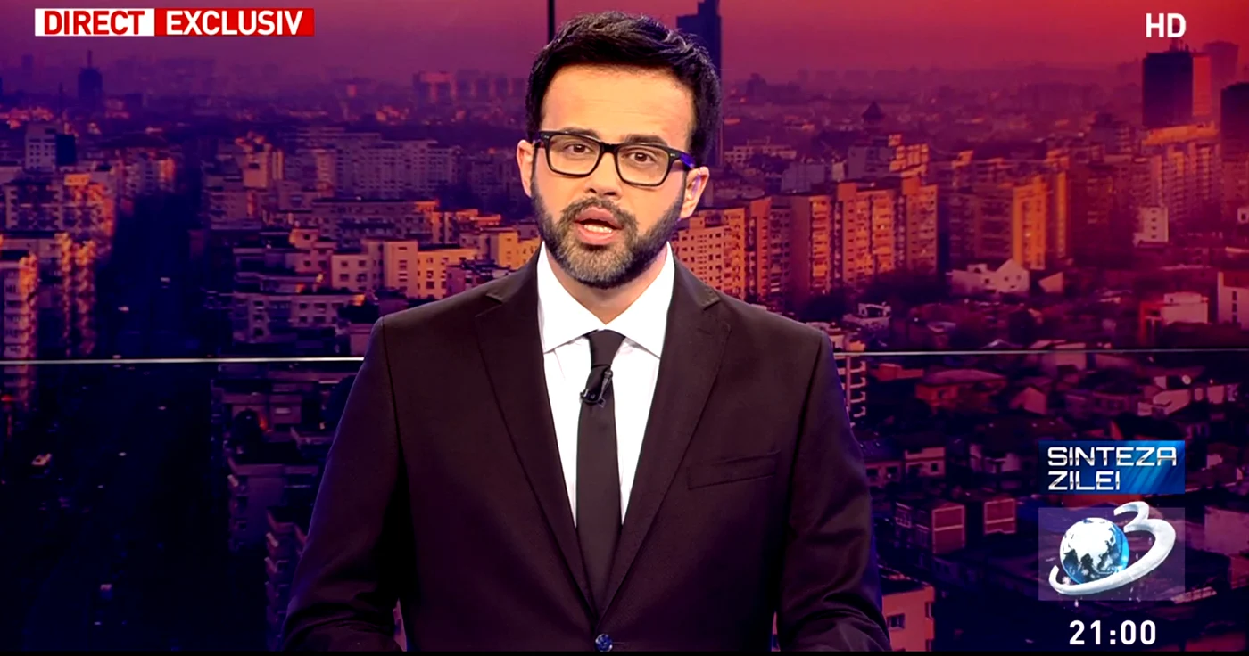 În prima ediție din acest an a emisiunii, Mihai Gâdea a apărut cu o barbă bine îngrijită, pe alocuri cu fire albe