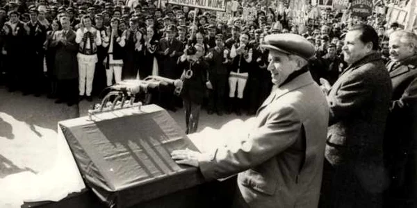 ceausescu vizita apuseni