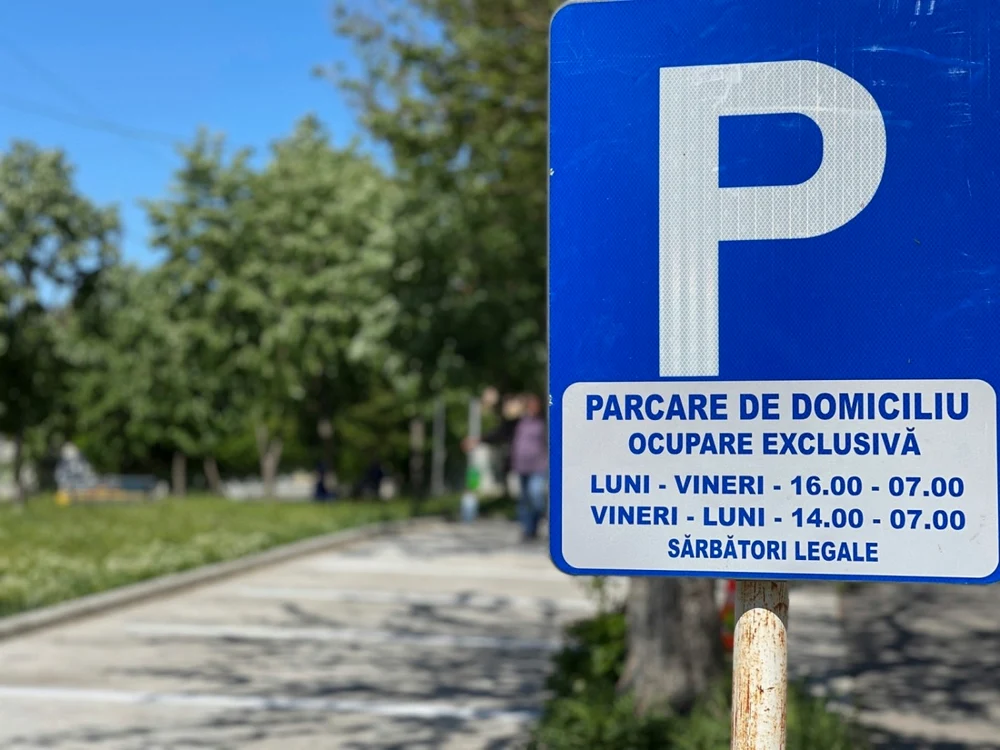 Locurile de parcare libere vor fi atribuite în urma unei solicitări FOTO PMC