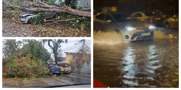 Urmările furtunii din București FOTO Facebook / Meteoplus