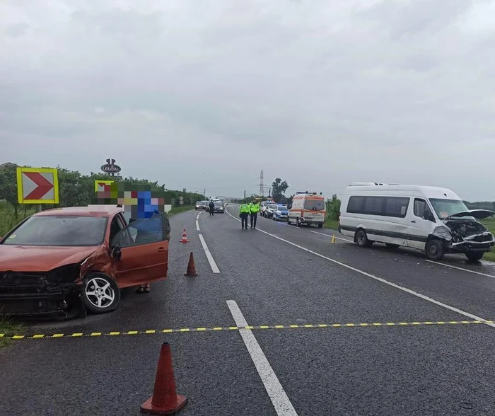 Accident rutier în VranceaFoto: IPJ Vrancea