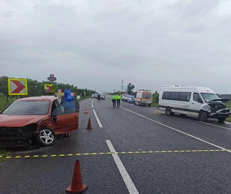 Accident rutier în VranceaFoto: IPJ Vrancea