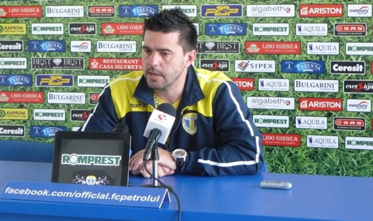 Cosmin Contra, antrenorul petroliştilor. FOTO fcpetrolul.ro