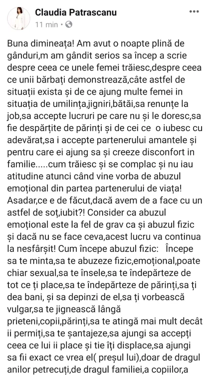 Claudia Pătrășcanu și-a luat prietenii prin surprindere cu un mesaj ciudatfoto: arhivă personală/Instagram