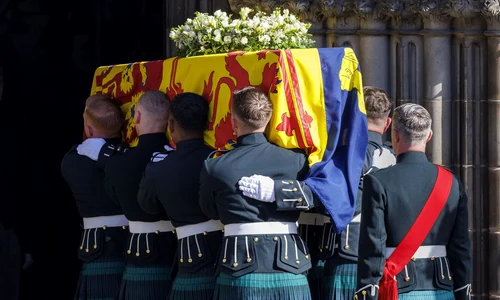Funeralii Regina Elisabeta - sicriu FOTO Profimedia
