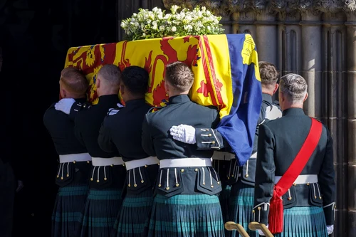 Imagini de la Funeraliile Reginei Elisabeta