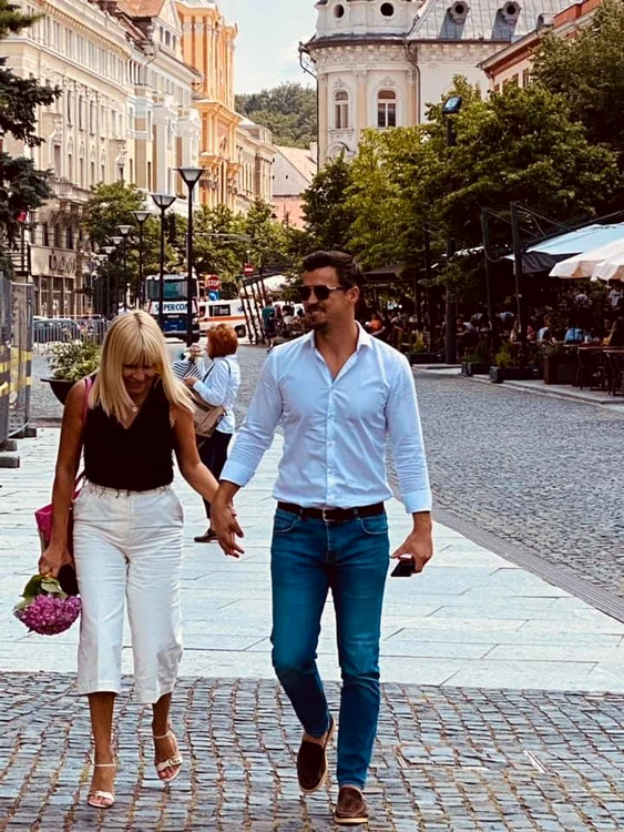 Elena Udrea şi Adrian Alexandrov în vară, la Cluj.