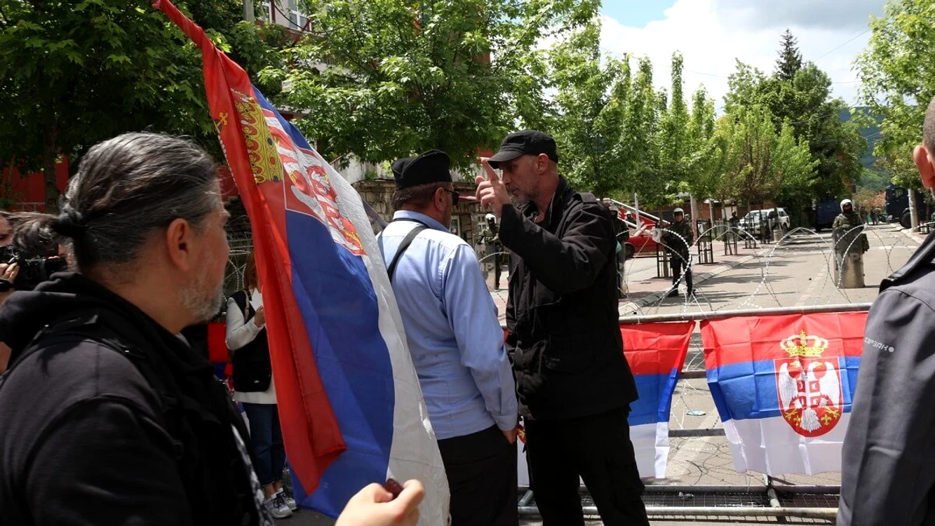 Proteste ale sârbilor din Kosovo/ FOTO:X