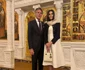 Prințul Emanuele Filiberto de Savoia și Adriana Abascal la botezul Prințesei Kira Leonida a Rusiei. FOTO: Instagram