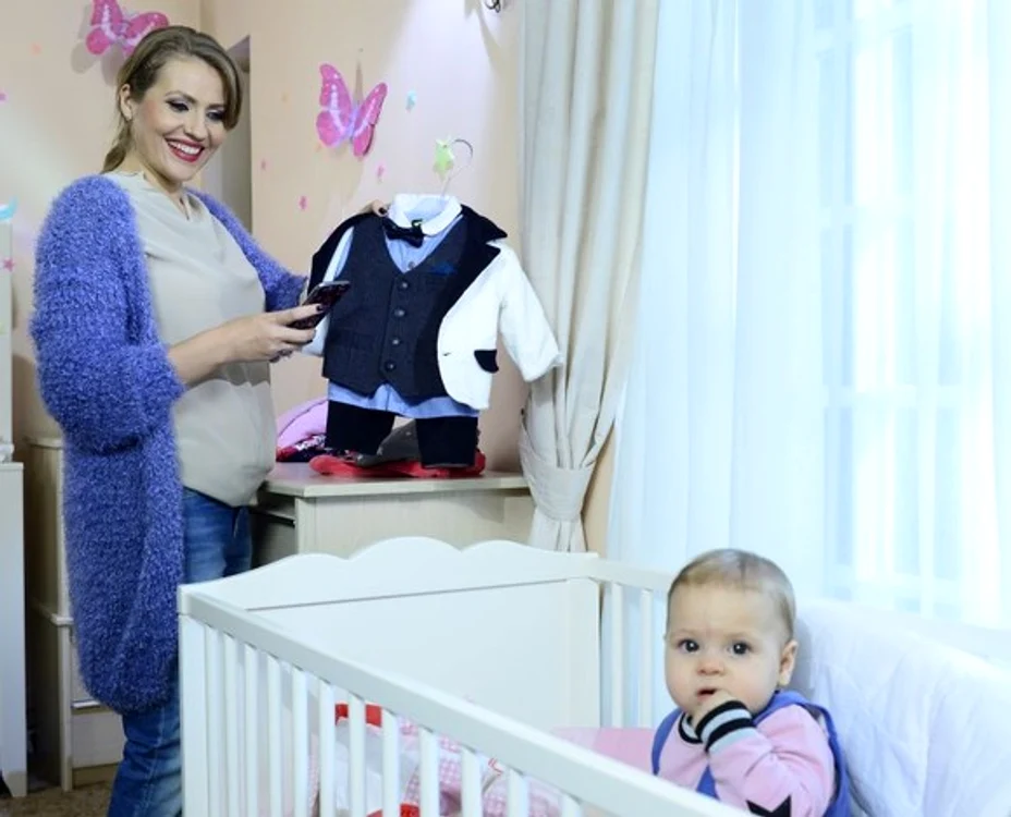 Mirela Boureanu Vaida şi fetiţa ei, Carla, au filmat un spot publicitar