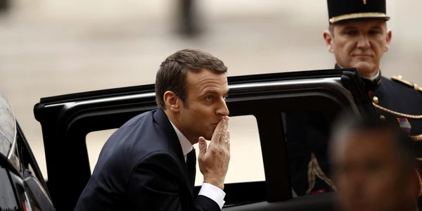 Emmanuel Macron a fost învestit preşedinte FOTO EPA