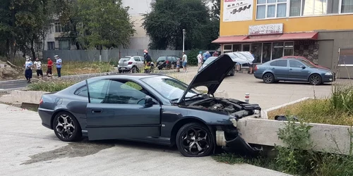accident masina politie Galati
