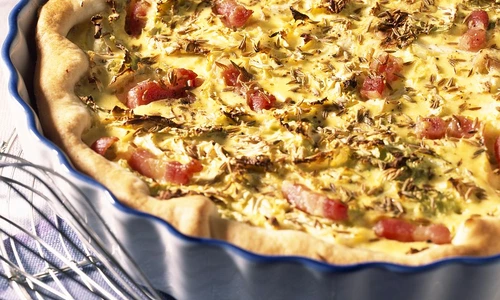 Tarte au chou et cumin (sujet : la cuisine d'aujourd'hui) jpeg