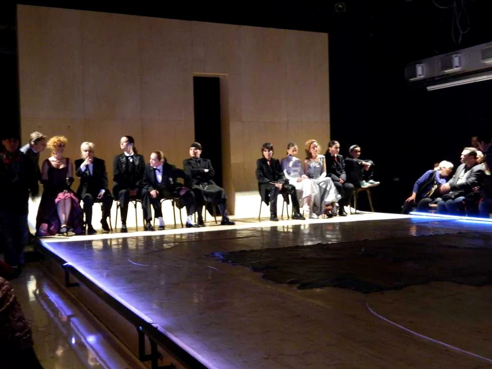 Spectacolul lui Andrei Şerban s-a jucat în noua sală a Teatrului Bulandra. FOTO Aura Clara Marinescu