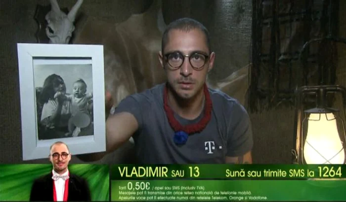 Vladimir Drăghia a primit o poză cu el, din copilărie