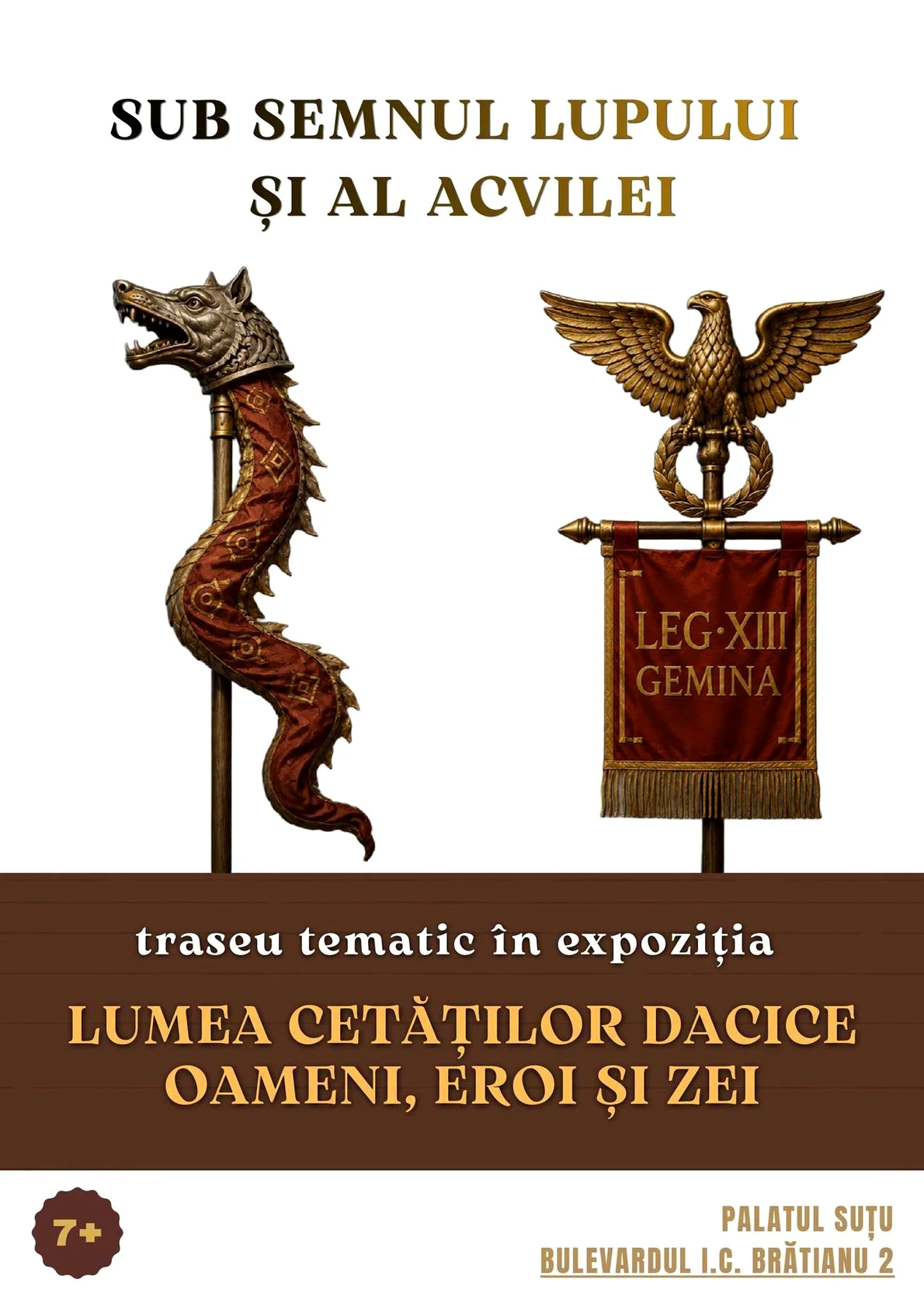 „Sub semnul lupului și al acvilei”, traseu tematic pentru copii la Palatul Suțu