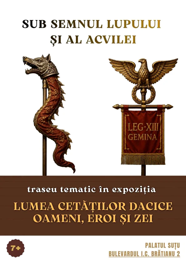  „Sub semnul lupului și al acvilei”, traseu tematic pentru copii la Palatul Suțu  