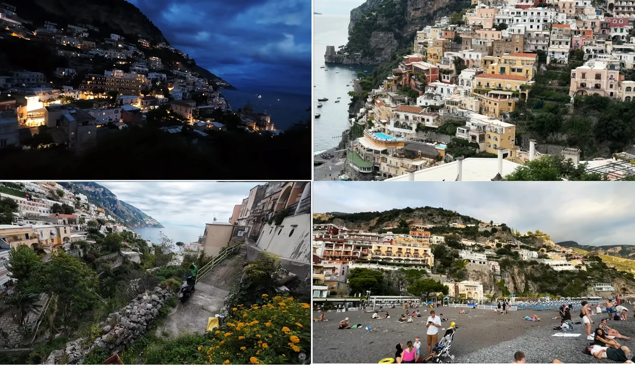 Coasta Amalfi un loc cum altul nu este în lume Colaj YouTube BackPackYourLife