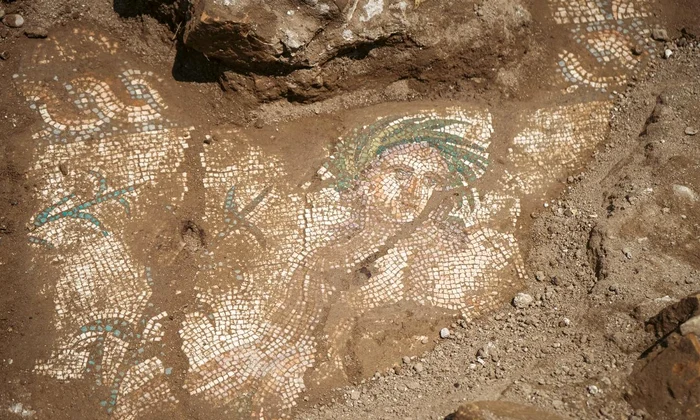 Mozaic rar, descoeprit în orașul antic Aspendos (© Türkiye Cumhuriyeti Kültür ve Turizm Bakanlığı)