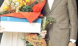 Valentina, alături de Bursucu, fostul  coregraf de la „Dansez”, care a  întreţinut atmosfera la petrecere (Fotografii: Arhivă personală) jpeg