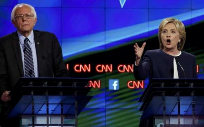 Bernie Sanders şi Hillary Clinton FOTO Reuters