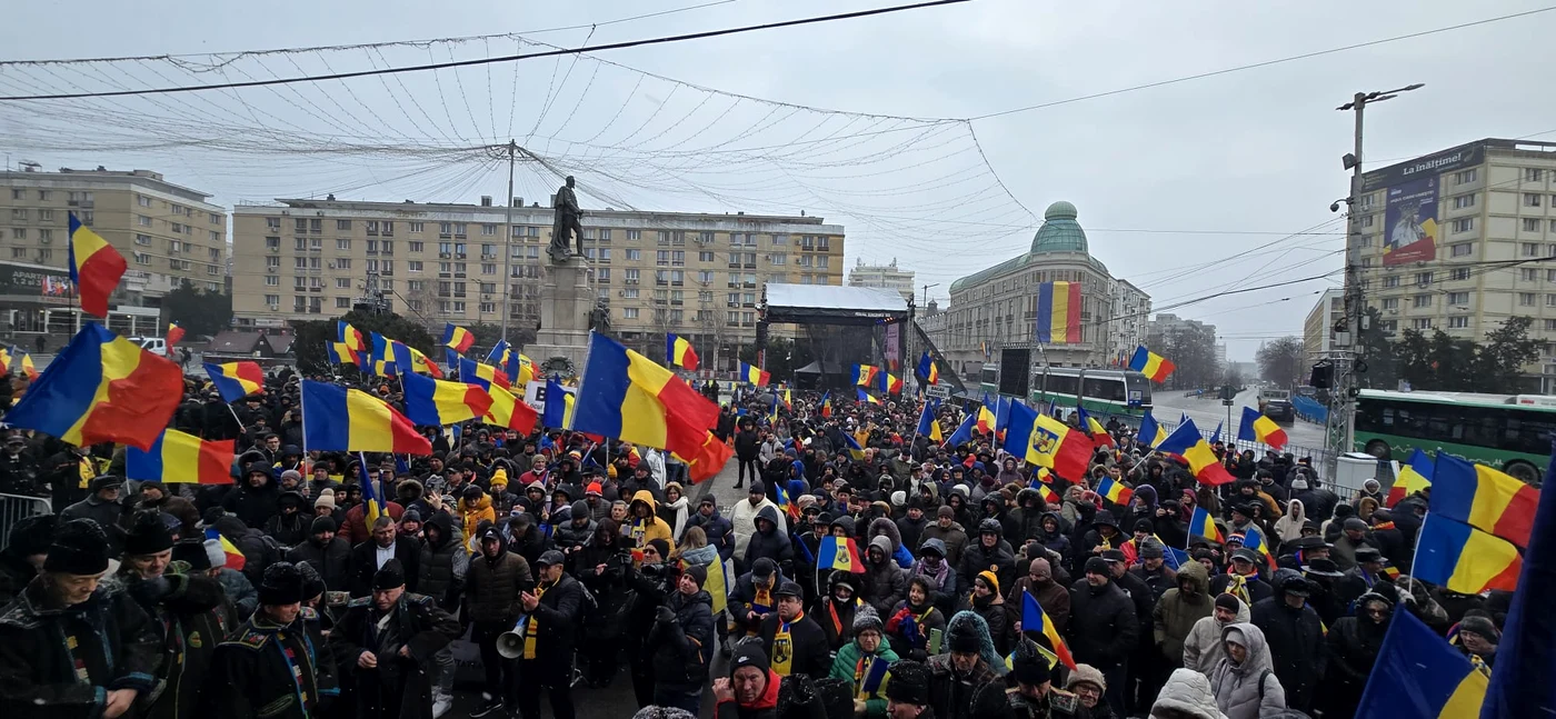 Unii dintre participanții la manifestările de la Iaşi au fost sancţionaţi. FOTO: captură video
