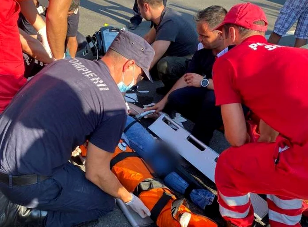 
    Eroii veniți din Grecia au mai salvat o viață în RomâniaFOTO: ISU Buzău  