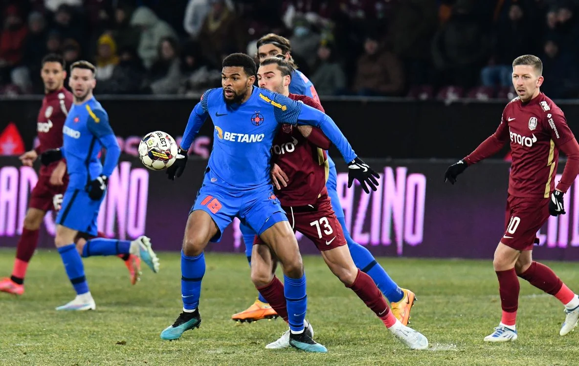 Edjouma a marcat un gol foarte important pentru CFR Cluj (FOTO: Sportpictures)