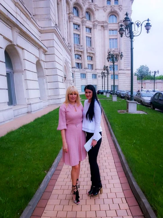 Otilia Androne, alături de Elena Udrea, mentorul său FOTO Facebook