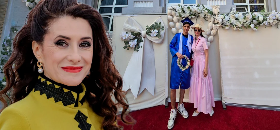 Iuliana Tudor, mândră de fiul ei