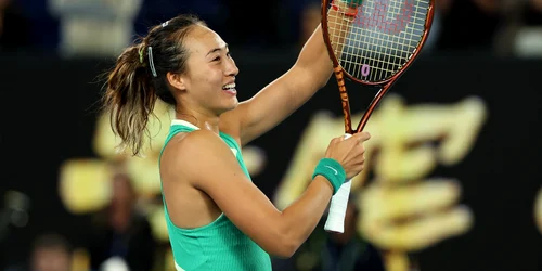 Qinwen Zheng bucuroasă la Australian Open FOTO GettyImages