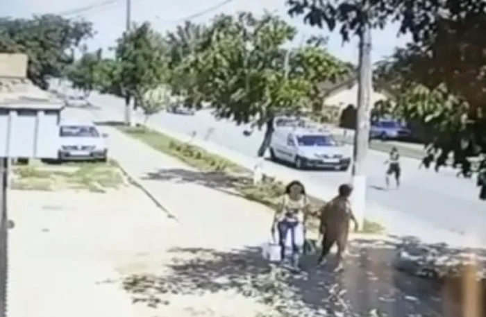Accidentul înfiorător a fost surprins cu o cameră de supraveghere