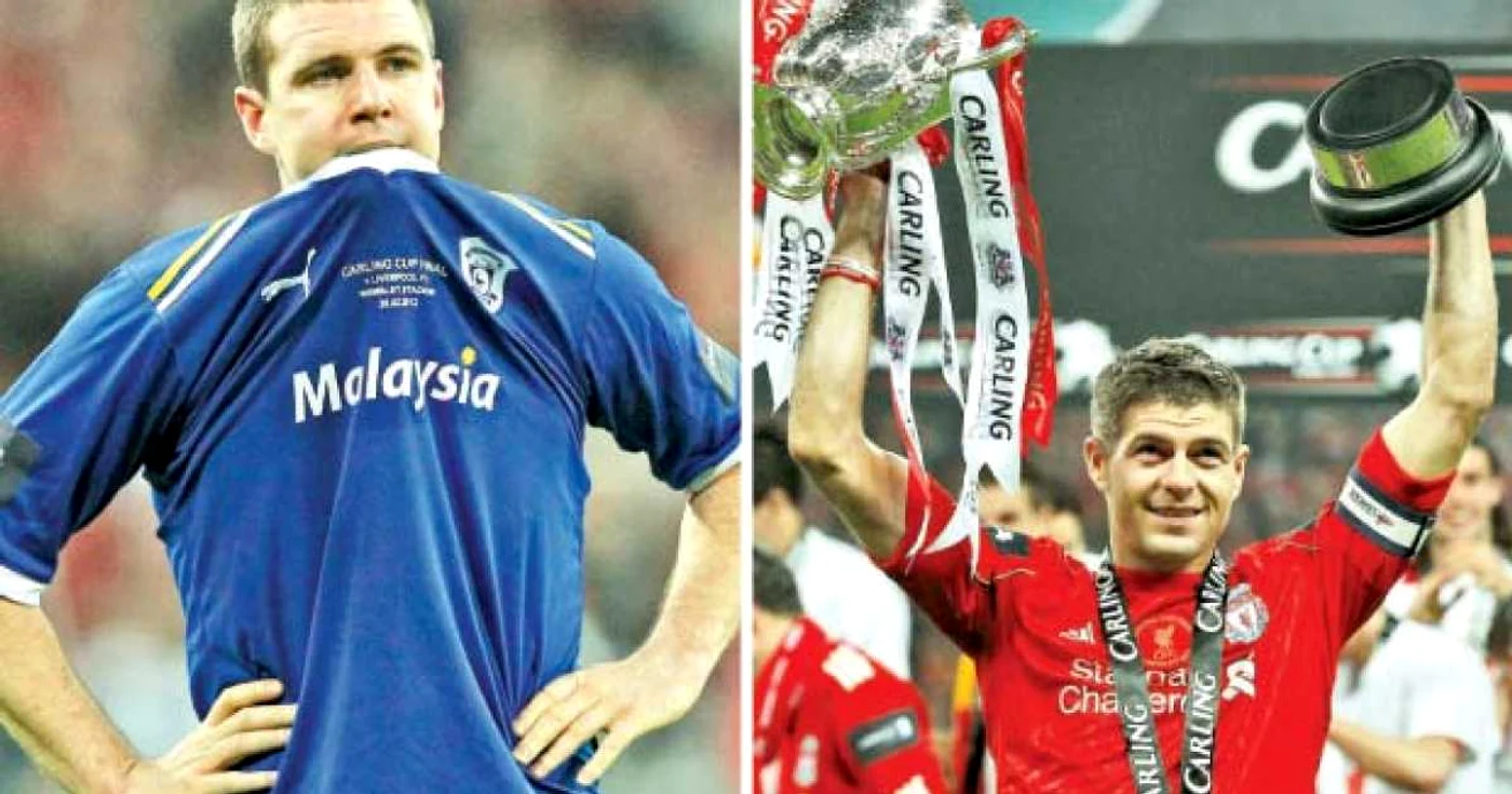 Anthony Gerrard, Cardiff City şi Steven Gerrard, Liverpool 