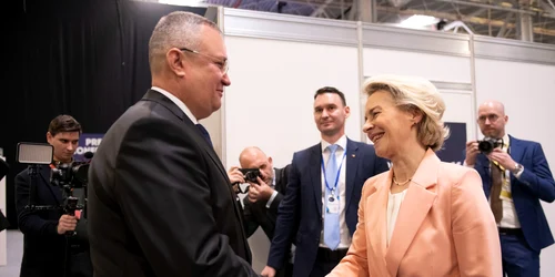 Președintele PNL Nicolae Ciucă cu președinta Comisiei Europene, Ursula von der Leyen Foto:Faceook