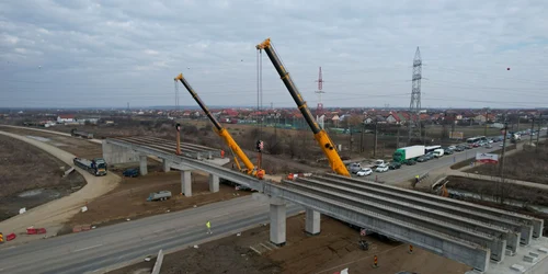 Construcția centurii Timișoara-Sud FOTO DRDP Timișoara