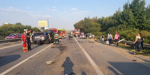Accident A1 - şapte victime - 18 aug 2022 / FOTO ISU-BIf