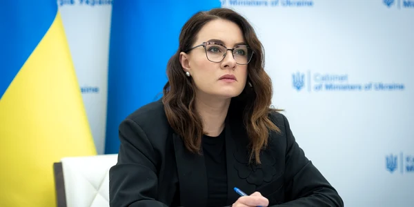 Ministrul ucrainean al economiei Iulia Sviridenko Facebook jpg