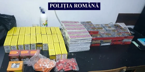 calarasi petarde confiscate de politisti foto ipj calarasi