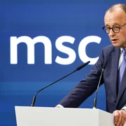 Friedrich Merz   discurs la Conferința de securitate de la Munchen FOTO EPA EFE jpg