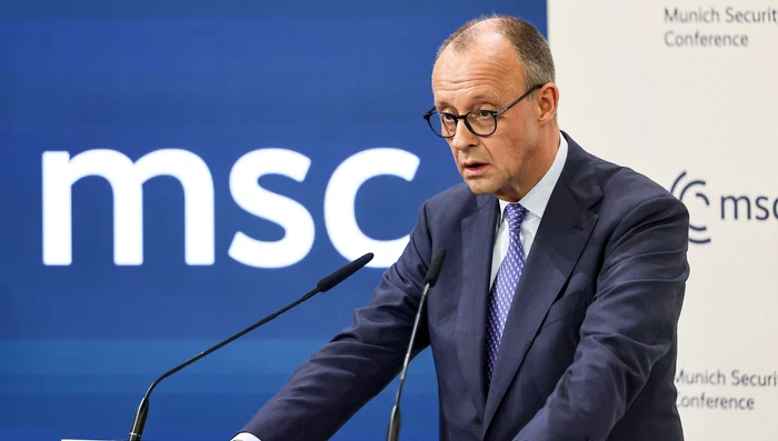 Friedrich Merz discurs la Conferința de securitate de la Munchen FOTO EPA EFE jpg