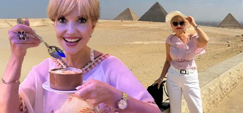 Marina Almășan laudă desertul egiptean