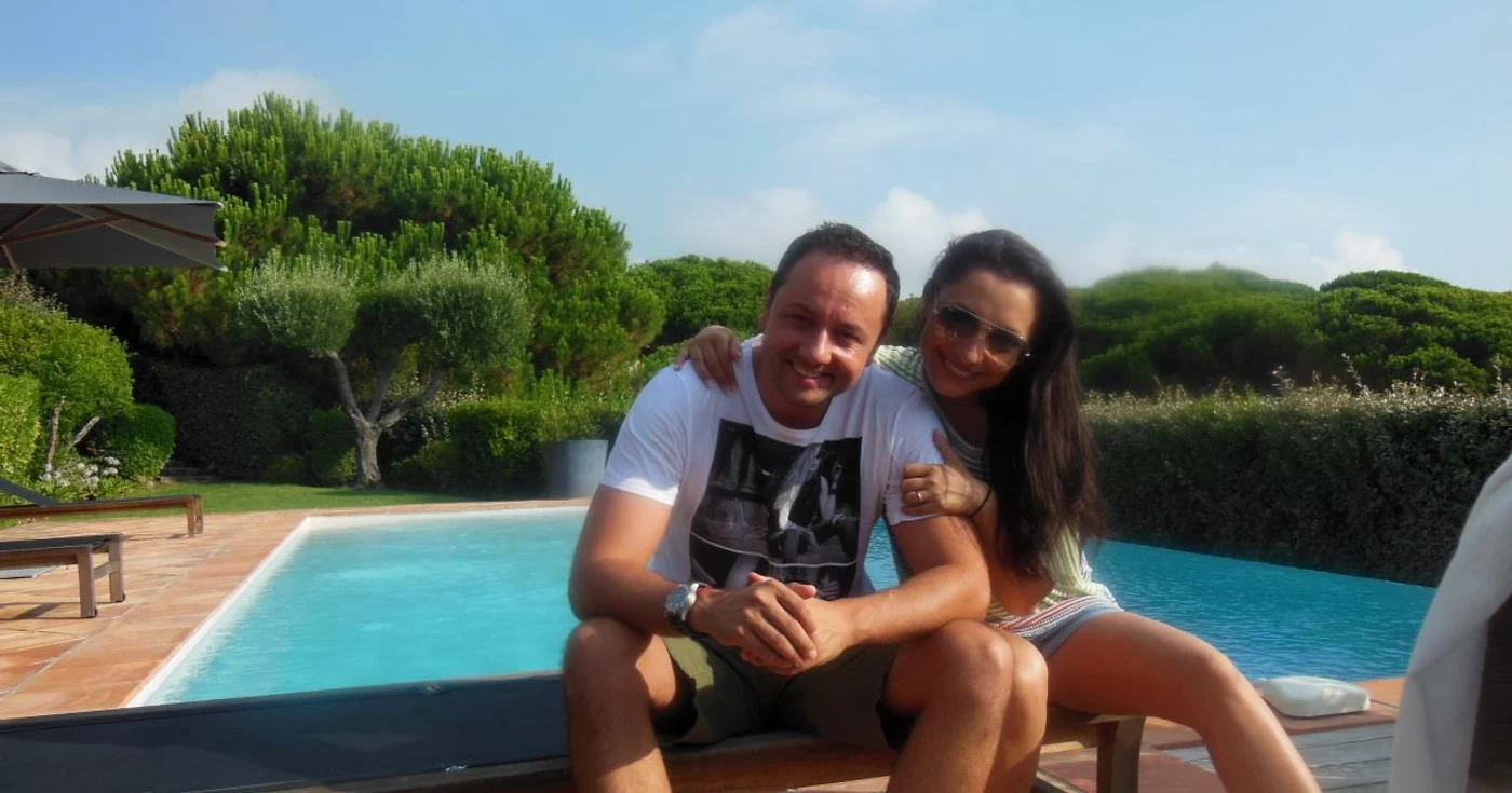 Andra şi Cătălin Măruţă s-au relaxat pe Coasta de Azur
