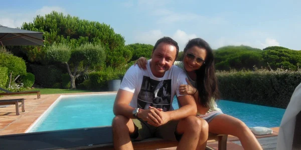 Andra şi Cătălin Măruţă s-au relaxat pe Coasta de Azur