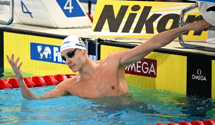 David Popovici a fost ales din nou înotătorul anului (FOTO: EPA)