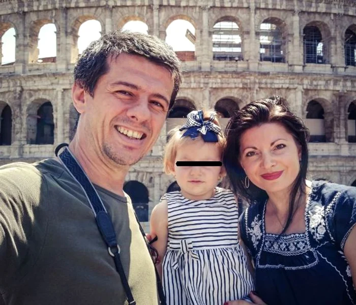 Dan Ristei este fericit alături de soție și de fiica lor, Carla