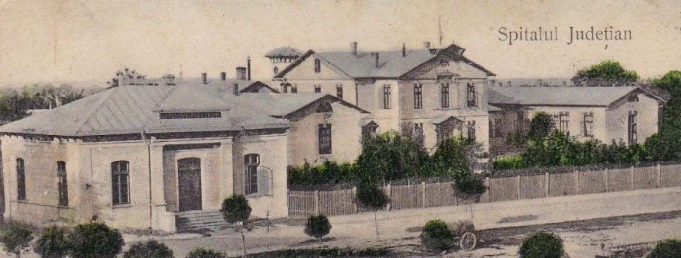 O primă imagine din 1901 a spitalului din Călăraşi. FOTO Arhivă personală prof. Constantin Tudor