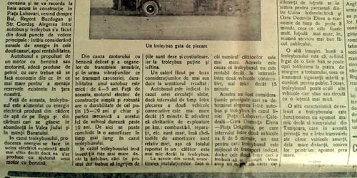 Ziarele despre firobuzul din Timişoara