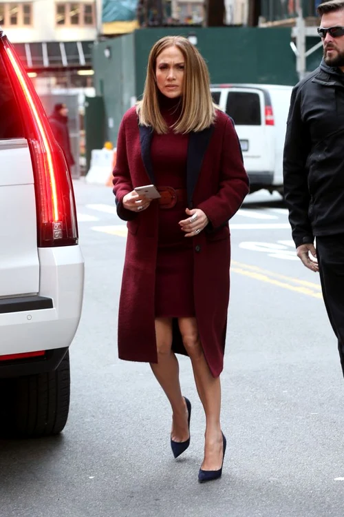 Actress Jennifer Lopez arrives on set for 'Second Act' in New York City jpeg