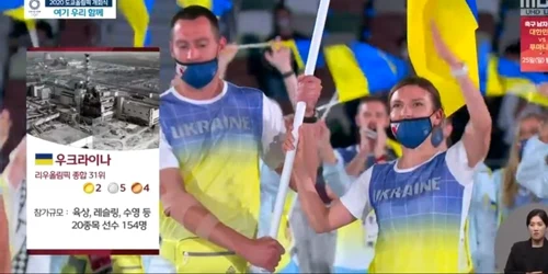 Ucraina la ceremonia de deschidere a Tokyo 2020 in viziunea unui post din Coreea de Sud